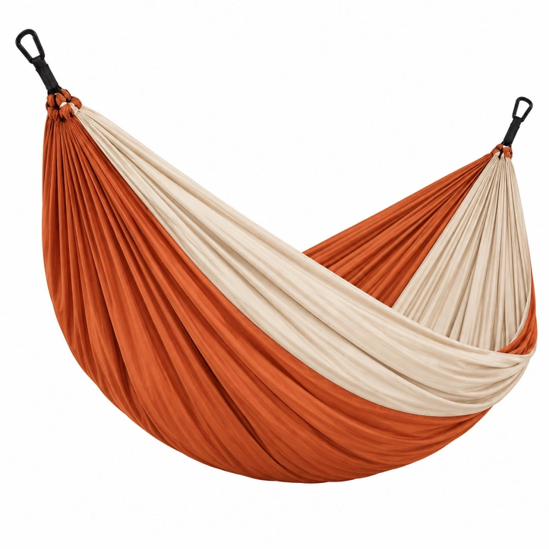 Hamaca 300 x 100 cm de algodón multicolor para jardín con suspensión de cuerda